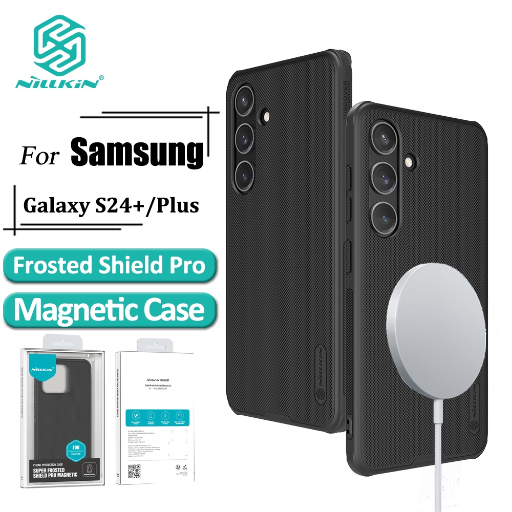 Nillkin เคสโทรศัพท์มือถือ TPU และ PC ผิวด้าน บางมาก กันกระแทก กันลายนิ้วมือ สําหรับ Samsung Galaxy S24 Plus S24+