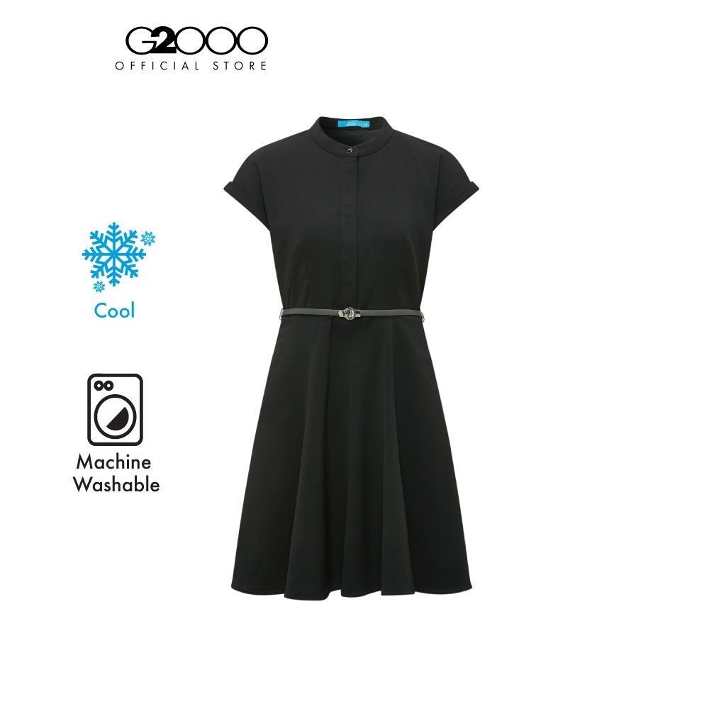 G2000 เดรสสำหรับผู้หญิง ทรง Fit & Flare Shape รุ่น 4123121699 BLACK