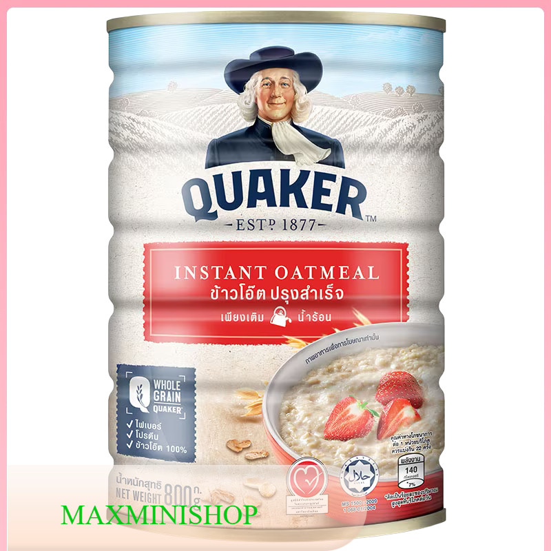 Instant Oatmeal Quaker 800 G./ข้าวโอ๊ต เควกเกอร์ 800 ก.
