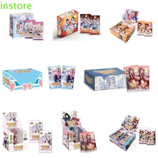 Instore การ์ดเกม ลายการ์ตูนอนิเมะ Goddess Story อุปกรณ์เสริม สําหรับเก็บสะสม
