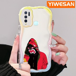 เคสป้องกันโทรศัพท์มือถือ แบบใส กันกระแทก ลายหน้ากากเด็กผู้ชาย สําหรับ VIVO Y30 Y30i Y50