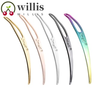 Willis อุปกรณ์เข็มล็อคโครเชต์ โลหะ สีทอง ทนทาน DIY