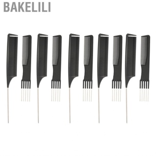 Bakelili Rat Tail Comb Set Lift Teasing SetSet Comfortable Handles Parting Eliminate Tangle  for Women Home