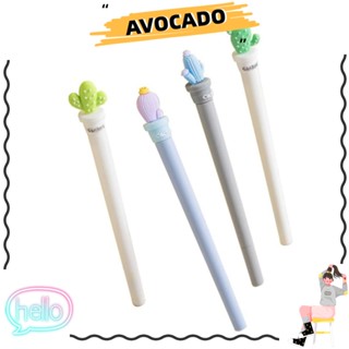 Avocarr ปากกาเจล 0.5 มม. 4 ชิ้น อุปกรณ์เขียนหมึก สีดําสวย