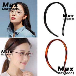 Maxg ที่คาดผม แบบหยัก สีดํา ป้องกันการหล่น เครื่องประดับผม ที่คาดผม ที่คาดผม ที่คาดผม หวีจัดแต่งทรงผม กรุบกรอบ