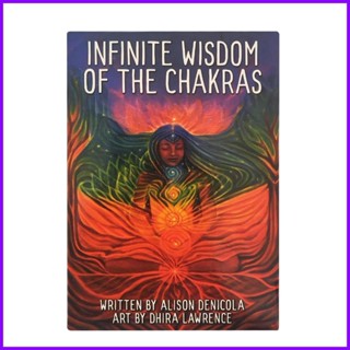 ไพ่ทาโรต์ 42 ใบ เวอร์ชั่นภาษาอังกฤษ Infinite Wisdom of The Chakras Oracle Cards for Divination Tarot Gift for notath