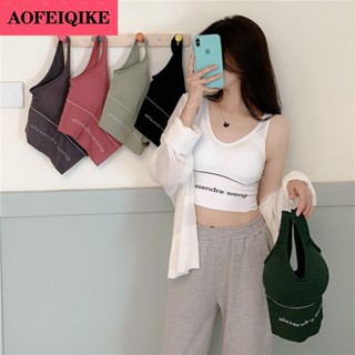 Aofeiqike 3 ชิ้น สปอร์ตบรา สําหรับผู้หญิง พลัสไซซ์ บราเล็ตต์ เสื้อเปิดหลัง สําหรับผู้หญิง ด้านบน เปิดหลัง สําหรับผู้หญิง บราเล็ตต์ สปอร์ตบรา สําหรับผู้หญิง พลัสไซซ์