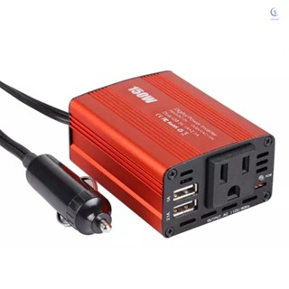 Xiaomiyoupin) หม้อแปลงไฟฟ้าอินเวอร์เตอร์ 150W 12V เป็น 110V พร้อมพอร์ต USB 2 พอร์ต สําหรับรถยนต์ รถบรรทุก RV HOT 1