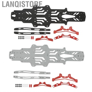 Lanqistore RC Car Chassis  Hollow Design Ultra Thin Aluminum Alloy Frame for Outdoor