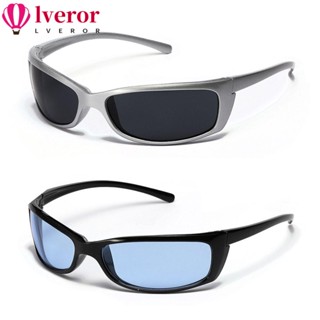 Lveror แว่นตากันแดด UV400 ทรงกลม สไตล์สปอร์ต