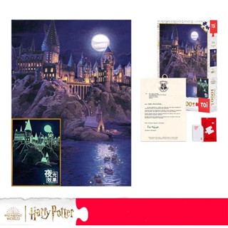 Harry Potter Hogwarts Castle at Night (Luminous) Puzzle 1000pcs จิ๊กซอว์ปราสาทฮอกวอตส์ เรืองแสง: TOI x Harry Potter