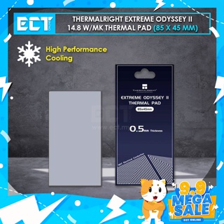 แผ่นความร้อน Thermalright Extreme Odyssey II 14.8 W/mk (85X45 มม. / 120x120 มม.) สําหรับแล็ปท็อป GPU DRAM และเกียร์เกมมิ่ง