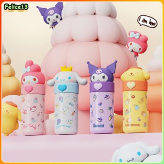 350ml ตุ๊กตา 3 มิติน่ารัก Sanrio Cinnamoroll My Melody ถ้วยเก็บน้ำร้อนสแตนเลส -FE