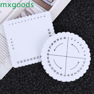 Mxgoods แผ่นบอร์ดถัก แฮนด์เมด DIY สําหรับทําเครื่องประดับ