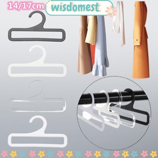 Wisdomest ไม้แขวนผ้าพันคอ ขนาดเล็ก ทนทาน กันลื่น 14 ซม. 17 ซม. 10 ชิ้น