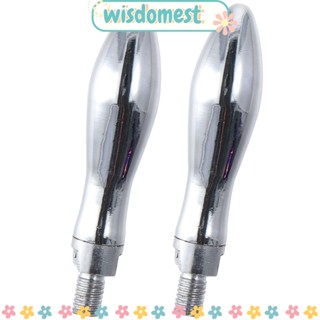 Wisdomest ด้ามจับหมุนได้ เหล็ก M8X12 มม. สําหรับเครื่องกลึงโลหะ 2 ชิ้น