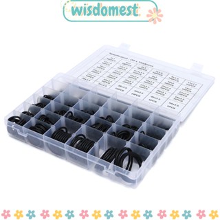 Wisdomest ชุดแหวนปะเก็นยาง 5/32 นิ้ว -1.97 นิ้ว (4-50 มม.) 1225 ชิ้น