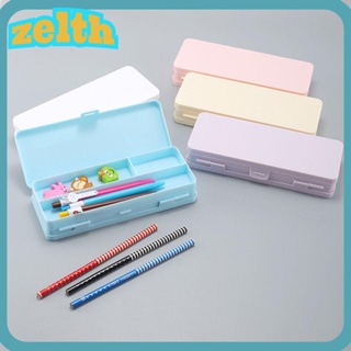 Zelth กล่องดินสอ แบบพกพา สีสันสดใส