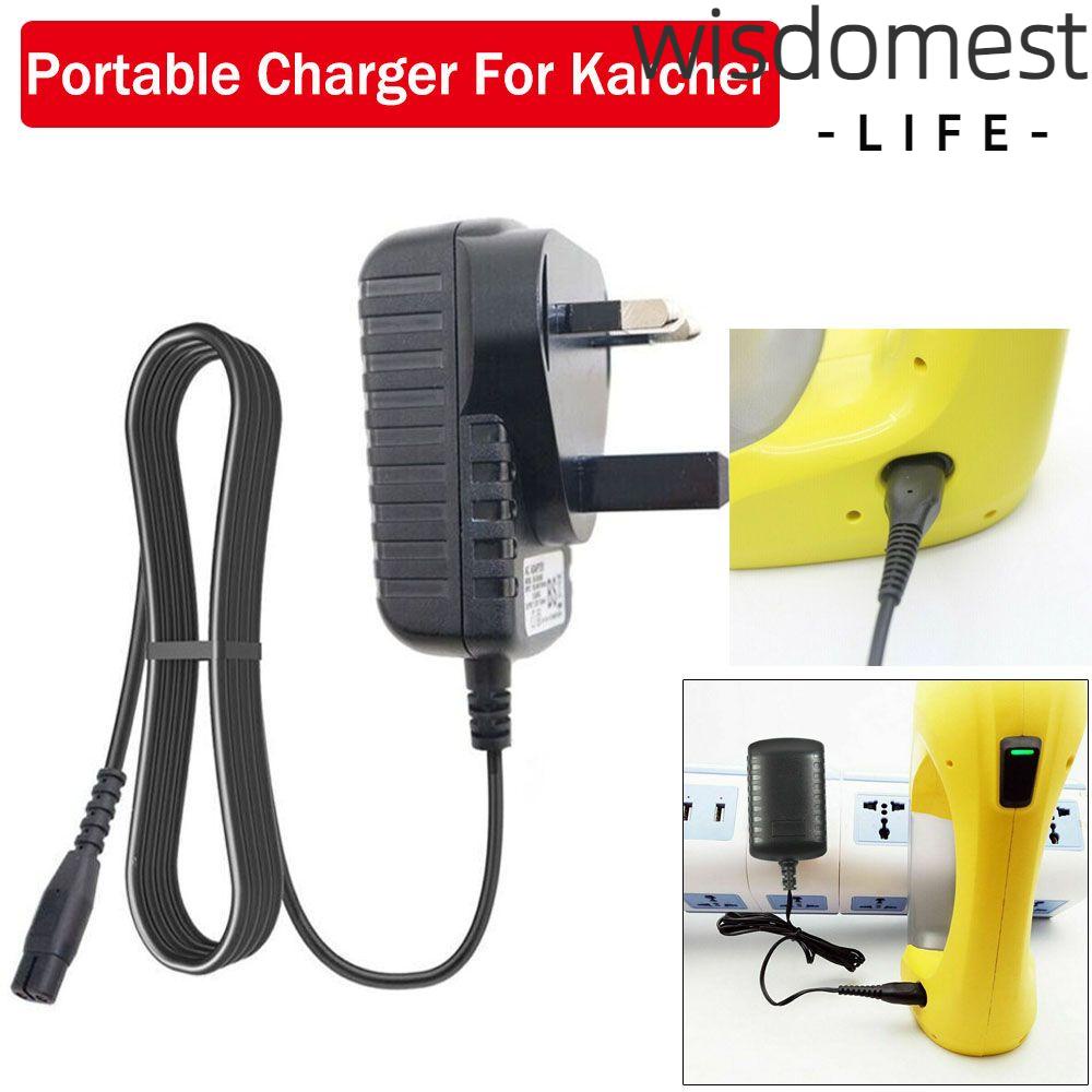 WISDOMEST1 ปลั๊กอะแดปเตอร์เครื่องดูดฝุ่นสําหรับ Karcher Charger สําหรับ Karcher Cord Charger สําหรับ