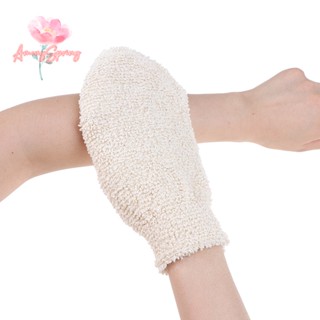 Amongspring&gt; ถุงมือฟองน้ํา สําหรับอาบน้ํา ขัดผิวกาย 1 ชิ้น