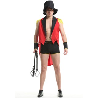 [0630]M-XL Bullfighter Bullfighter Game Uniform Stage stage wear performance wear costume ballComic  Animation  costumes mens clothing role-playing cosplay Halloween   game wear T