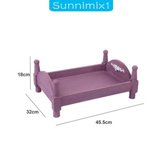 [Sunnimix1] อุปกรณ์ประกอบฉากถ่ายภาพเด็กแรกเกิด เตียงไม้ ทนทาน อเนกประสงค์ สไตล์วินเทจ สําหรับอาบน้ําเด็กแรกเกิด 0-6 เดือน