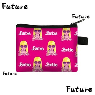 Future กระเป๋าใส่เหรียญ กระเป๋าใส่บัตรเครดิต บัตรเครดิต ลายการ์ตูนเจ้าหญิง แบบพกพา สําหรับตุ๊กตาบาร์บี้