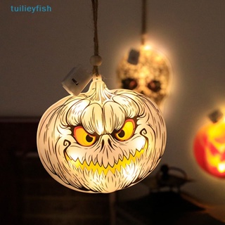 【tuilieyfish】แหวนไฟนีออน Led รูปฟักทอง กะโหลก สําหรับตกแต่งปาร์ตี้ฮาโลวีน【IH】