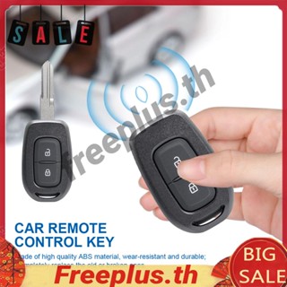 กุญแจรีโมตรถยนต์ 2 ปุ่ม 433MHz พร้อมแบตเตอรี่ในตัว สําหรับ Renault Sandero Logan Dokker [freeplus.th]