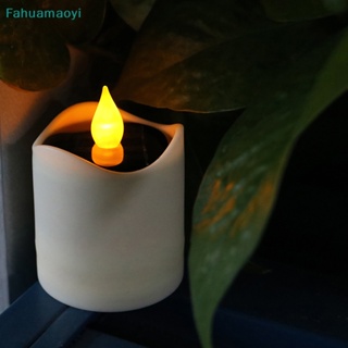 &lt;Fahuamaoyi&gt; โคมไฟ LED พลังงานแสงอาทิตย์ สีเหลือง สําหรับตกแต่งสวน สนามหญ้า เทศกาล งานแต่งงาน บ้าน ลดราคา 1 ชิ้น