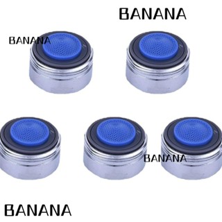 Banana1 เครื่องเติมอากาศอ่างล้างจาน ก๊อกน้ํา สเตนเลส สีฟ้า เกลียวตัวผู้ มาตรฐาน สําหรับห้องน้ํา 5 ชิ้น