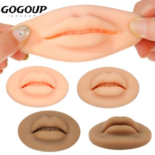 Gogoup เครื่องมือสักริมฝีปาก 3D สําหรับผู้เริ่มต้น ไมโครเบลด ริมฝีปาก บลัชออน เปิดปาก