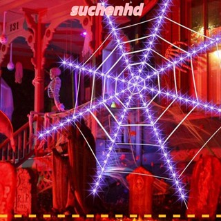 Suchenhd โคมไฟ LED รูปบ้านผีสิง เรืองแสง กันน้ํา ทนทาน สําหรับแขวนตกแต่งปาร์ตี้ฮาโลวีน