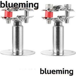 Blueming2 แคลมป์ยึดท่อ สเตนเลส 304 สีเงิน ทนทาน สําหรับติดผนัง 2 ชิ้น