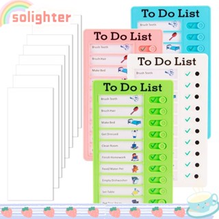 Solighter บอร์ดตรวจสอบพลาสติก ถอดออกได้ 4 ชิ้น สําหรับบ้าน 4 ชิ้น