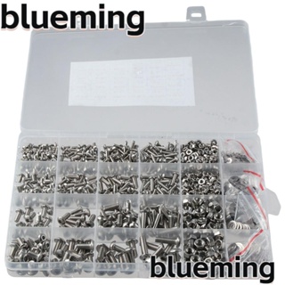 Blueming2 ชุดน็อต และแหวนรองน็อต สเตนเลส 304 M2.5 M3 M4 M5 1230 ชิ้น