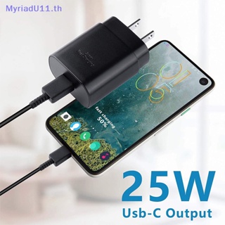 Myriadu PD ที่ชาร์จเร็วมาก 25W USB C เป็น Type C สําหรับ Samsung Galaxy S20 S21 S22 S23 Ultra S10 S9 Note 10+