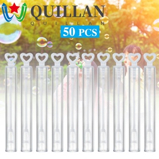 Quillan ขวดสบู่ ฟองสบู่ 50/100 ชิ้น สบู่แต่งงาน ฟองน้ํา คริสต์มาส เล่น หลอดสบู่ใส