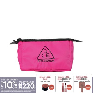 3CE POUCH ทรีซีอี เพาช์ เครื่องสำอาง กระเป๋า กระเป๋าเครื่องสำอาง กระเป๋าใบเล็ก