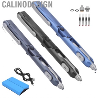 Calinodesign Pen Light   Self‑Defense USB Rechargeable Multifunctional for Guard Duty Writing Outdoor Spare  Use