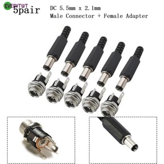 ⭐NEW ⭐DC Power Connector 5.5mmx2.1mmx9mm Accessories DC 12V Male Connector Replacement