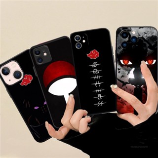 เคสโทรศัพท์ ซิลิโคนนิ่ม TPU กันกระแทก ลายการ์ตูนนารูโตะ Syaringan สีดํา สําหรับ Samsung Galaxy A03S A04 A04E A10 A10S A11