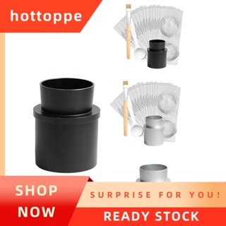 【hottoppe】ฟิลเลอร์แคปซูลผงโลหะ ใช้ซ้ําได้ สําหรับ Nespresso Vertuoline สีดํา