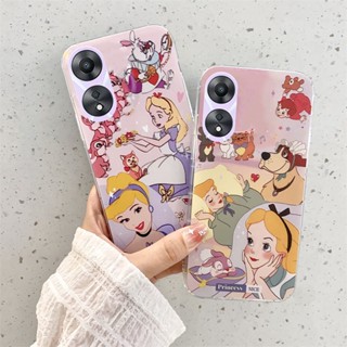 เคสโทรศัพท์ซิลิโคน TPU แบบนิ่ม ลายการ์ตูนเจ้าหญิง Kayoing กันกระแทก สําหรับ OPPO A38 OppoA38 4G