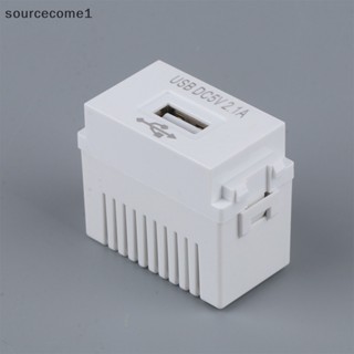 ใหม่ อะแดปเตอร์ซ็อกเก็ตชาร์จ USB 220V 5V 2.1A [sourcecome1]