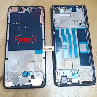 Guoyin- ใหม่ ของแท้ กรอบหน้าจอ ด้านหน้า แบบเปลี่ยน สําหรับ Oppo Reno3