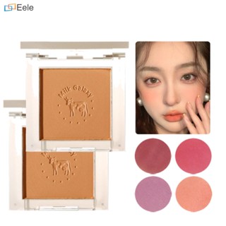 XIXI Matte Waterproof Blush Eyeshadow Palette Multifunctional Palette นม Galaxy Bean Paste สีม่วงเครื่องสำอางติดทนนาน (จัดส่งวันนี้)