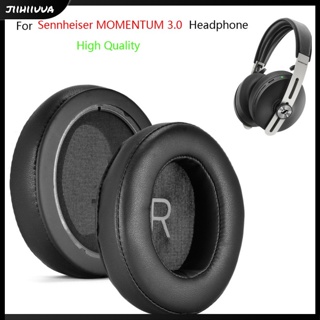 Jl- แผ่นโฟมหนัง แบบเปลี่ยน สําหรับหูฟัง Sennheiser Momentum 3.0