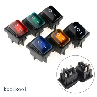 Kool 4 6 Pin KCD4 สวิตช์โยกเรือ SPST ON OF สําหรับรถยนต์ เรือ เครื่องใช้ในบ้าน