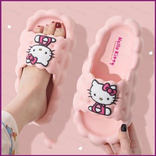 SANRIO รองเท้าแตะ ลายการ์ตูนคิตตี้น่ารัก กันลื่น สําหรับห้องนอน DIY